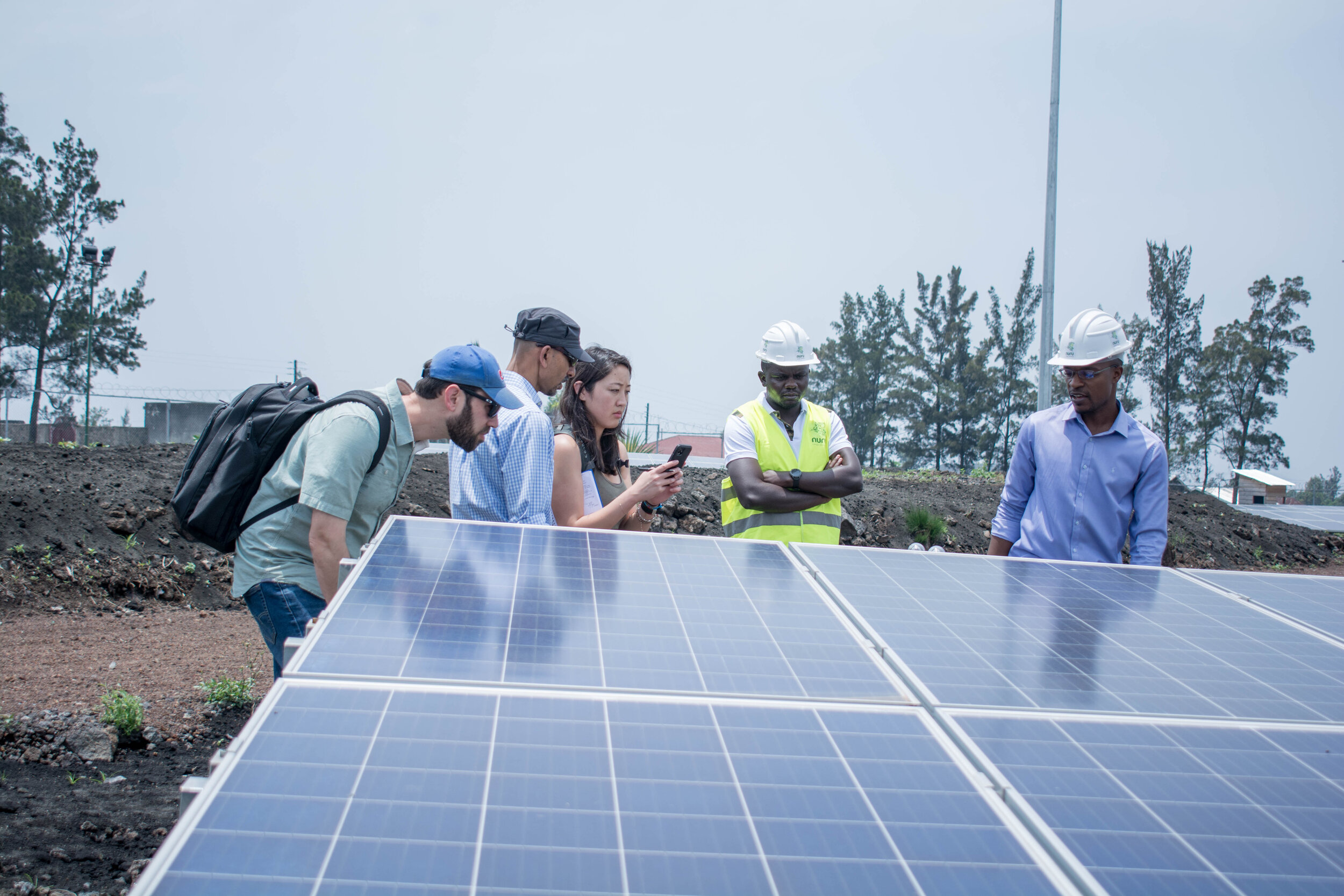 Concrete work, cabling, piping and VSAT antenna installation. (Photo-1)